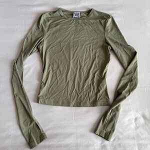Princess Polly Olive Long Sleeve Top